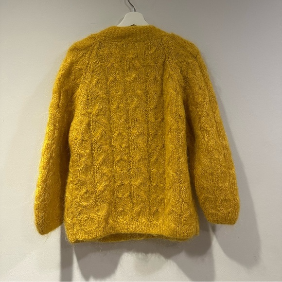 Country Shop Women's Vintage Mohair button Front Sweater - Picture 5 of 6